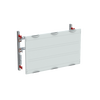 N/PE busbar and terminals module, 450 mm x 750 mm x 200 mm , 2 rows , 00 GU , Field width: 3