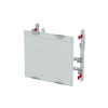 N/PE busbar and terminals module, 450 mm x 500 mm x 260 mm , 2 rows , 00 GU , Field width: 2