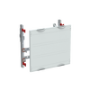 N/PE busbar and terminals module, 450 mm x 500 mm x 260 mm , 2 rows , 00 GU , Field width: 2