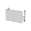 N/PE busbar and terminals module, 450 mm x 750 mm x 260 mm , 2 rows , 00 GU , Field width: 3