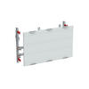 N/PE busbar and terminals module, 450 mm x 750 mm x 260 mm , 2 rows , 00 GU , Field width: 3