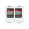 NH1-fuse switch disconnector module, 450 mm x 500 mm x 200 mm , 00 GU , Field width: 2