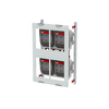 NH1-fuse switch disconnector module, 750 mm x 500 mm x 225 mm , 1 GU , Field width: 2