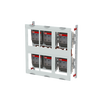 NH1-fuse switch disconnector module, 750 mm x 750 mm x 225 mm , 1 GU , Field width: 3