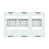NH1-fuse switch disconnector module, 450 mm x 750 mm x 225 mm , 00 GU , Field width: 3