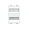 NH1-fuse switch disconnector module, 750 mm x 500 mm x 225 mm , 1 GU , Field width: 2