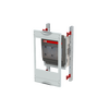 NH2-fuse switch disconnector module, 450 mm x 250 mm x 215 mm , 00 GU , Field width: 1