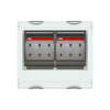 NH2-fuse switch disconnector module, 450 mm x 500 mm x 215 mm , 00 GU , Field width: 2
