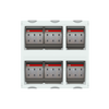 NH2-fuse switch disconnector module, 750 mm x 750 mm x 225 mm , 1 GU , Field width: 3