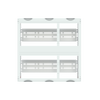 NH2-fuse switch disconnector module, 750 mm x 750 mm x 225 mm , 1 GU , Field width: 3