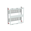 NH2-fuse switch disconnector module, 750 mm x 750 mm x 225 mm , 1 GU , Field width: 3