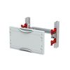 Cable fastening rail module, 150 mm x 250 mm x 200 mm , 0000 GU , Field width: 1