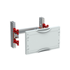 Cable fastening rail module, 150 mm x 250 mm x 200 mm , 0000 GU , Field width: 1