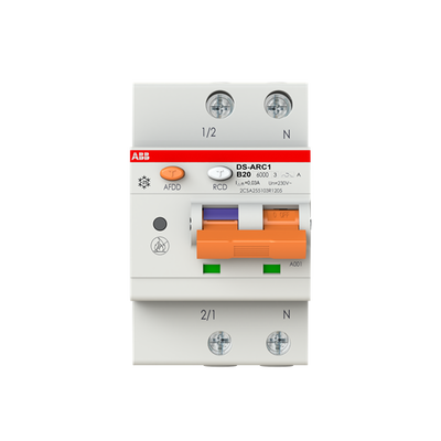 DS-ARC1 B20 A30 Arc fault detection device integrated with RCBO