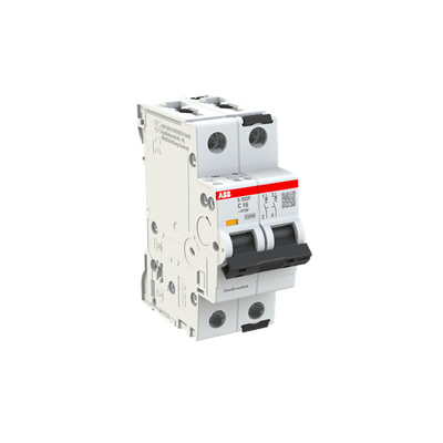 Miniature Circuit Breaker - S300P - 2P - 16 A - C - (AC) 25 kA
