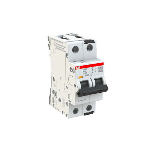 Miniature Circuit Breaker - S300P - 2P - 6 A - B - (415 V AC) 100 kA – Image 2 of 3