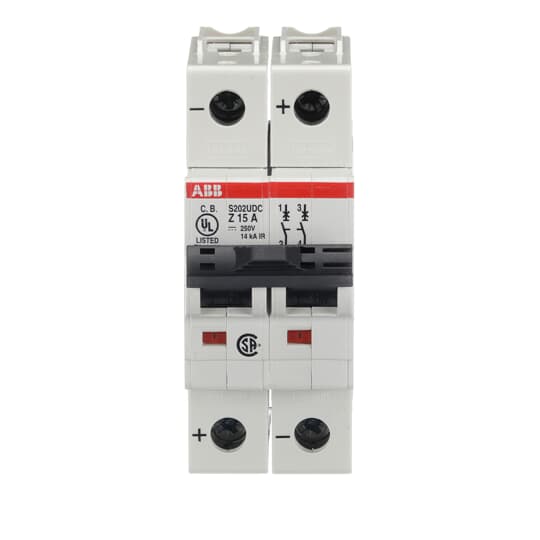 Miniature Circuit Breaker - S200UDC - 2P - 15 A - Z - (230 V AC) 14 kA – Image 2 of 4