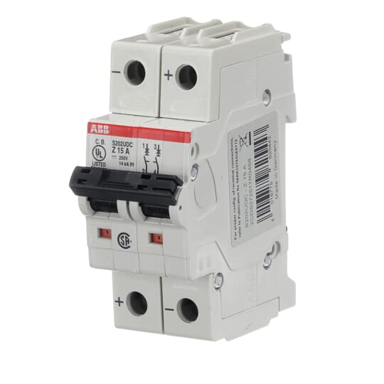 Miniature Circuit Breaker - S200UDC - 2P - 15 A - Z - (230 V AC) 14 kA – Image 4 of 4