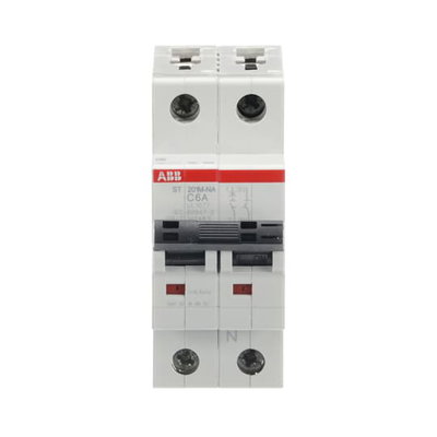 Miniature Circuit Breaker - ST200M - 1P+N - 6 A - C