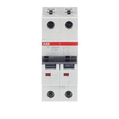 Miniature Circuit Breaker - ST200M - 1P+N - 10 A - C