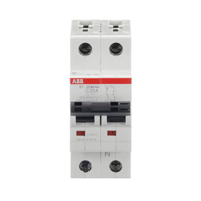 Miniature Circuit Breaker - ST200M - 1P+N - 20 A - C
