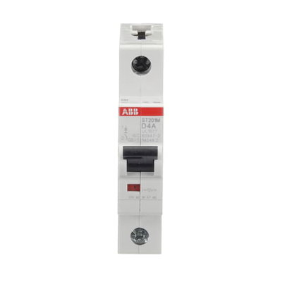 Miniature Circuit Breaker - ST200M - 1P - 4 A - D
