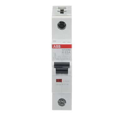 Miniature Circuit Breaker - ST200M - 1P - 63 A - K