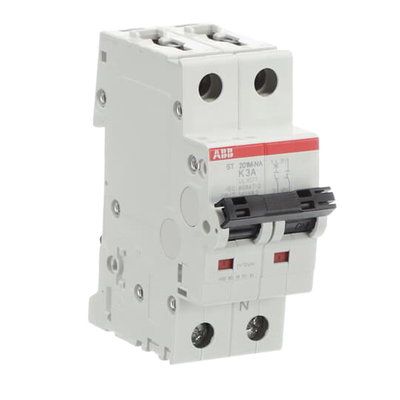 Miniature Circuit Breaker - ST200M - 1P+N - 3 A - K