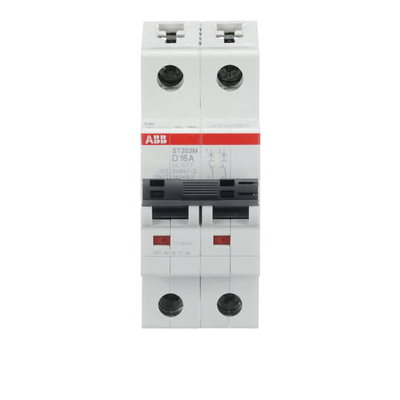 Miniature Circuit Breaker - ST200M - 2P - 16 A - D