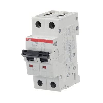Miniature Circuit Breaker - ST200M - 2P - 7 A - K