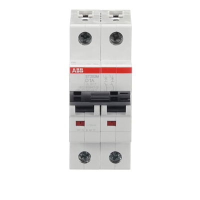 Miniature Circuit Breaker - ST200M - 2P - 1 A - D