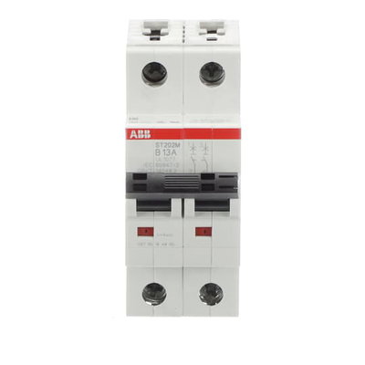Miniature Circuit Breaker - ST200M - 2P - 13 A - B
