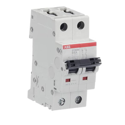 Miniature Circuit Breaker - ST200M - 2P - 6 A - B