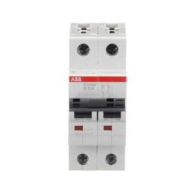 Miniature Circuit Breaker - ST200M - 2P - 10 A - B