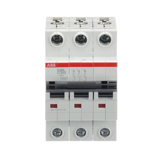 Miniature Circuit Breaker - S200 80-100A - 3P - 100 A - C - (AC) 6 kA