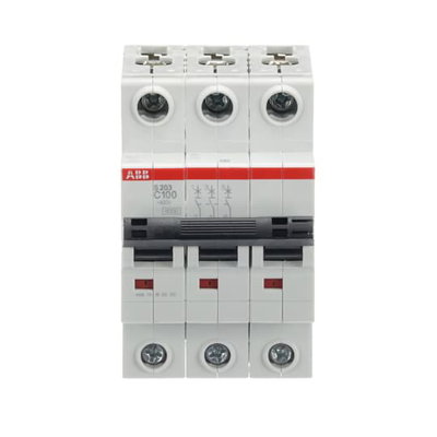 Miniature Circuit Breaker - S200 80-100A - 3P - 100 A - C - (AC) 6 kA