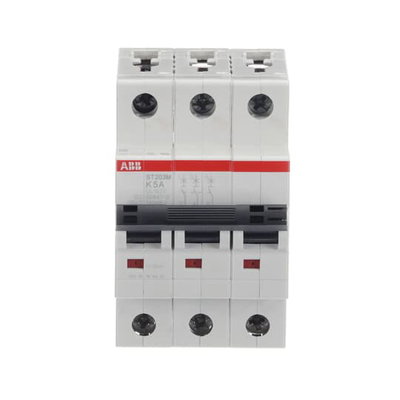 Miniature Circuit Breaker - ST200M - 3P - 5 A - K