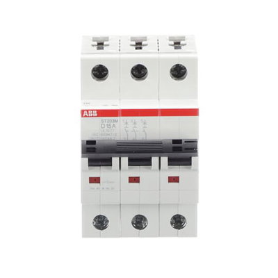 Miniature Circuit Breaker - ST200M - 3P - 15 A - D