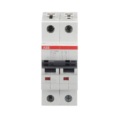 Miniature Circuit Breaker - ST200M - 2P - 2 A - D