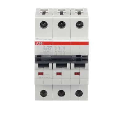 Miniature Circuit Breaker - ST200M - 3P - 25 A - B