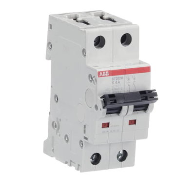 Miniature Circuit Breaker - ST200M - 2P - 4 A - K
