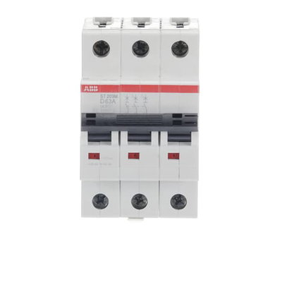 Miniature Circuit Breaker - ST200M - 3P - 63 A - D