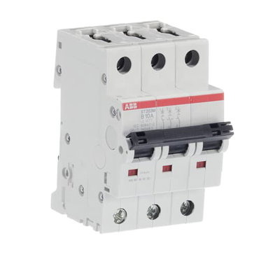 Miniature Circuit Breaker - ST200M - 3P - 10 A - B