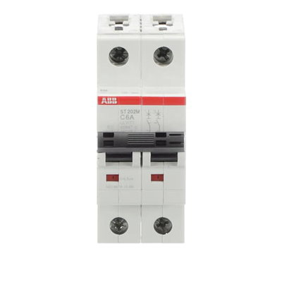 Miniature Circuit Breaker - ST200M - 2P - 6 A - C