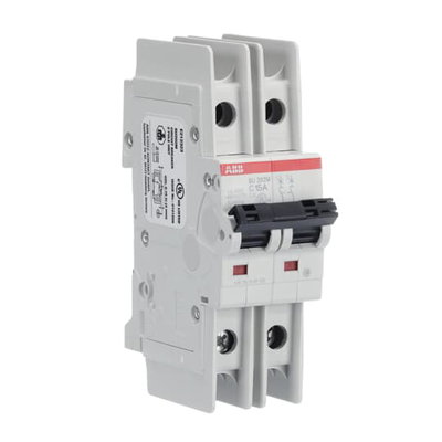 Miniature Circuit Breaker - SU200M - 2P - 15 A - C - (400 V AC) 11.2 kA