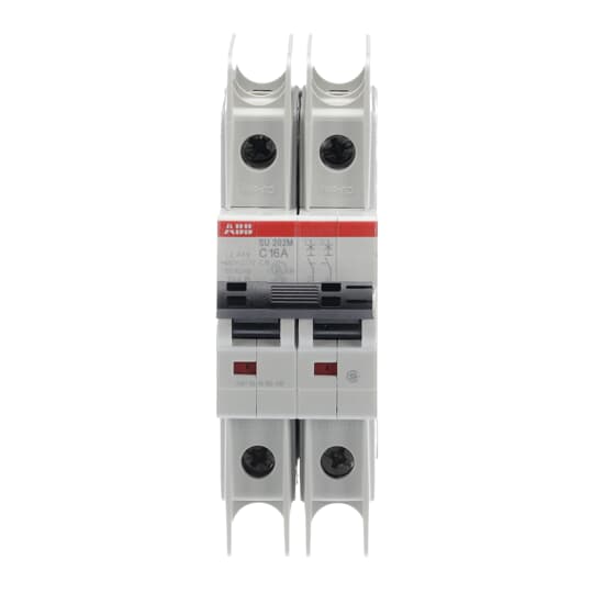 Miniature Circuit Breaker - SU200M - 2P - 16 A - C - (400 V AC) 11.2 kA – Image 2 of 3