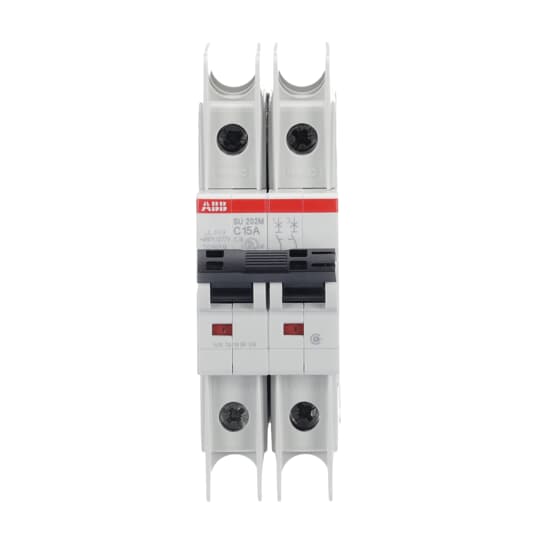 Miniature Circuit Breaker - SU200M - 2P - 15 A - C - (400 V AC) 11.2 kA – Image 2 of 3