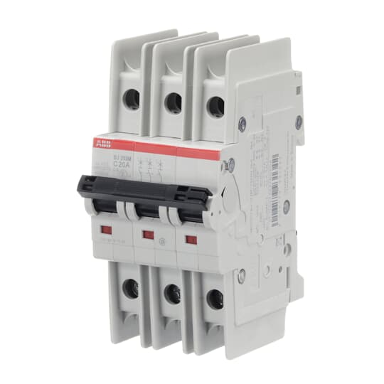 Miniature Circuit Breaker - SU200M - 3P - 20 A - C - (400 V AC) 11.2 kA
