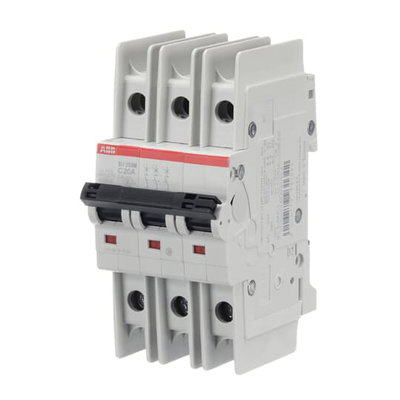 Miniature Circuit Breaker - SU200M - 3P - 20 A - C - (400 V AC) 11.2 kA