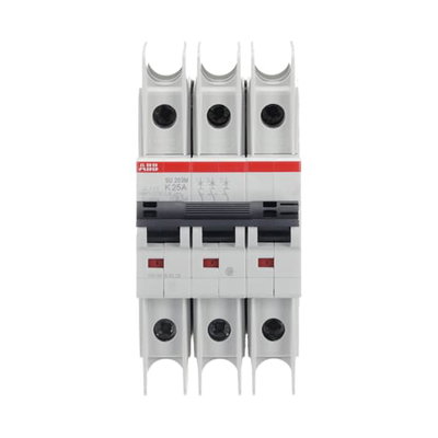 Miniature Circuit Breaker - SU200M - 3P - 25 A - K - (400 V AC) 11.2 kA